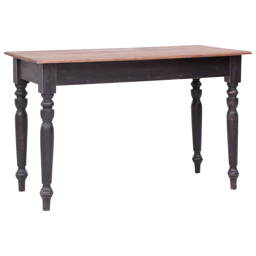 Radni stol s 3 ladice 117 x 57 x 75 cm masivno drvo mahagonija