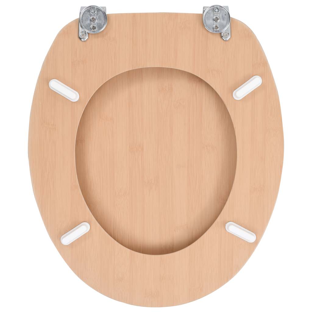 Toaletna daska 2 kom MDF uzorak bambusa