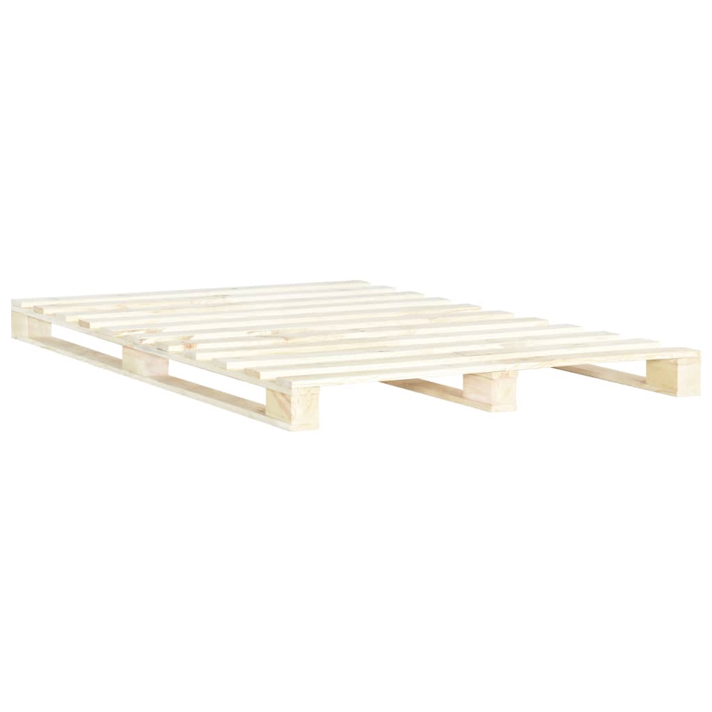 Okvir za krevet od paleta od masivne borovine 200 x 200 cm