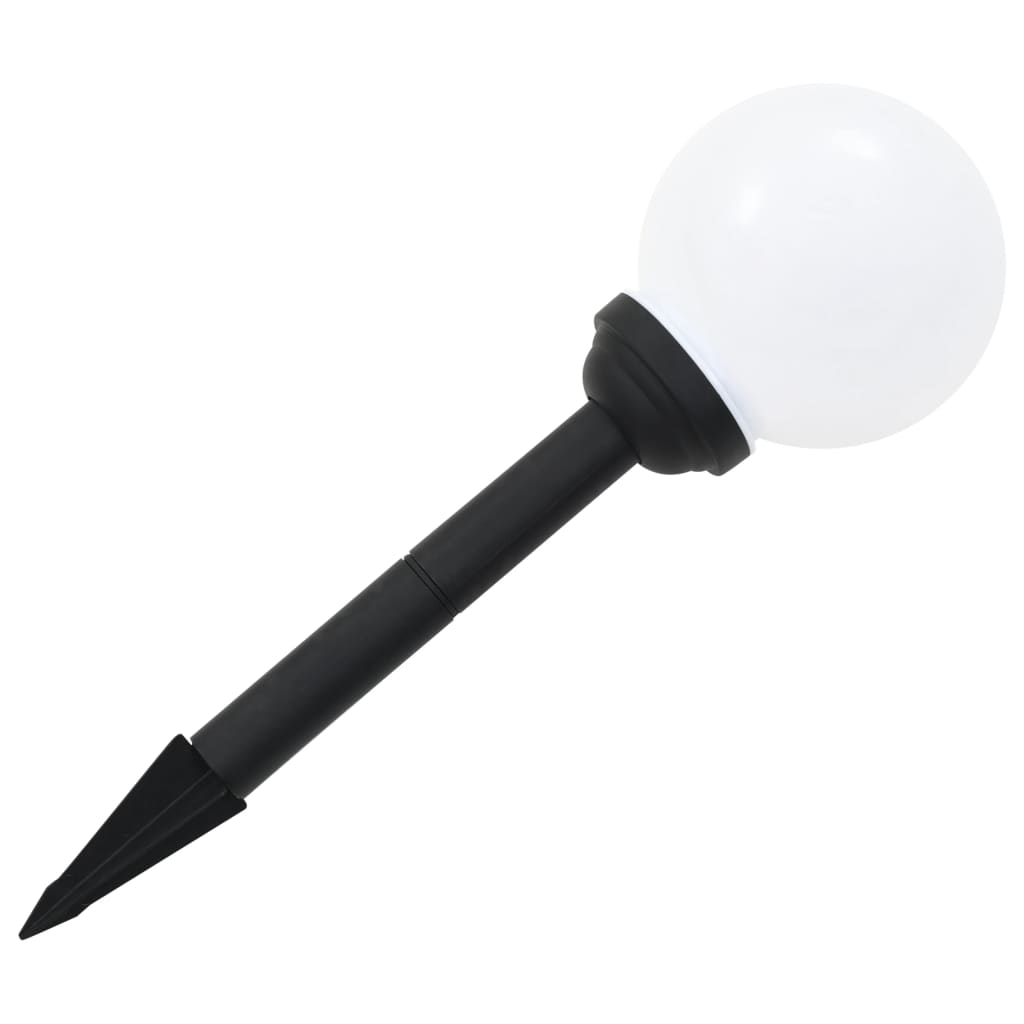 Vanjske solarne svjetiljke 6 kom LED kuglaste 20 cm RGB