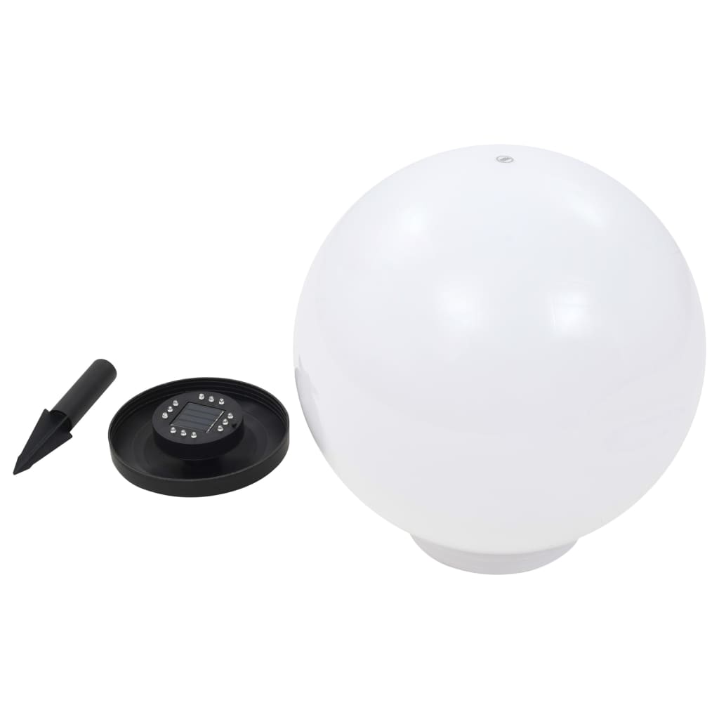 Vanjske solarne svjetiljke 2 kom LED kuglaste 40 cm RGB