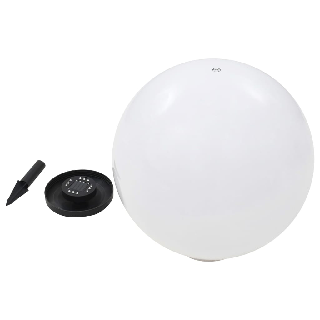 Vanjske solarne svjetiljke 2 kom LED kuglaste 50 cm RGB