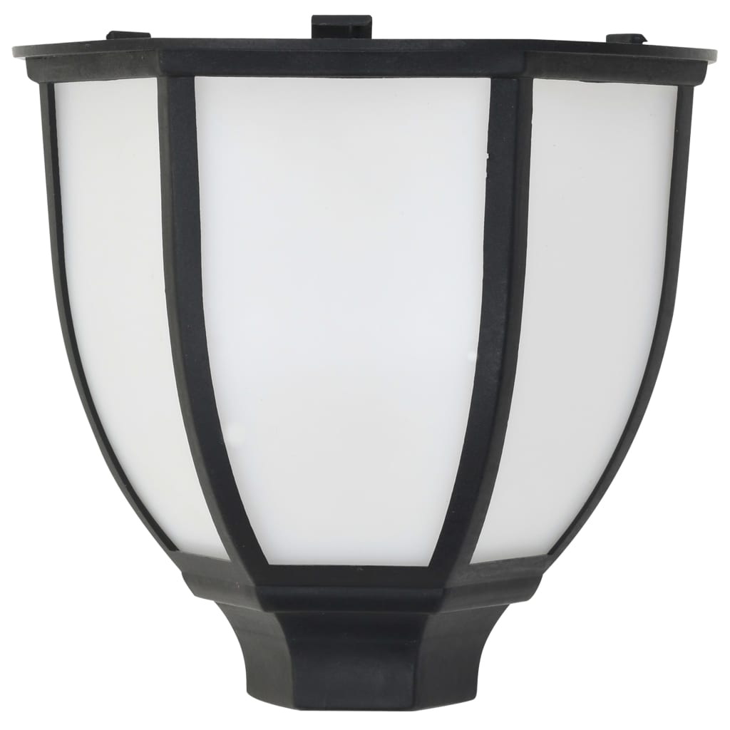 Vanjske solarne svjetiljke 6 kom LED crne