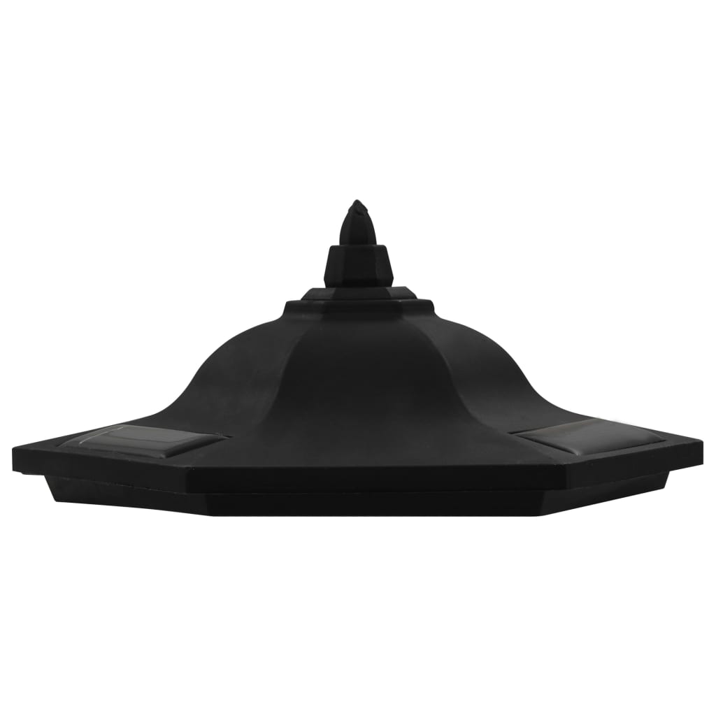 Vanjske solarne svjetiljke 6 kom LED crne