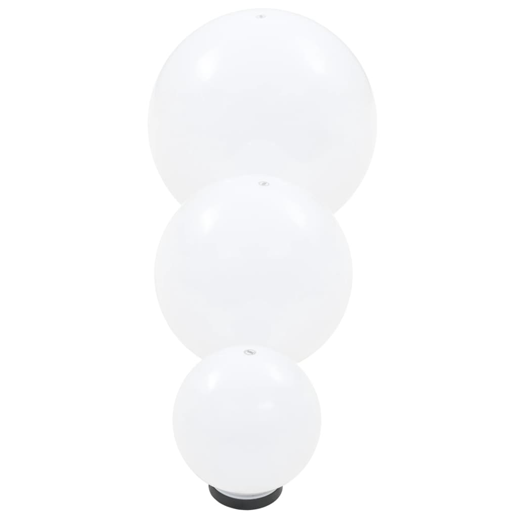 6-dijelni set LED kuglastih svjetiljki 20/30/40 cm PMMA