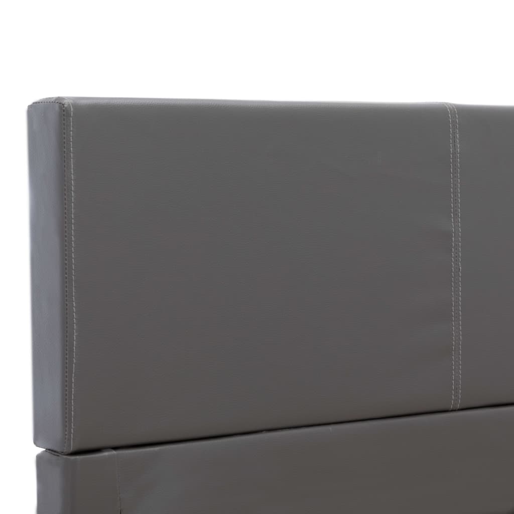 Okvir za krevet od umjetne kože sivi 120 x 200 cm