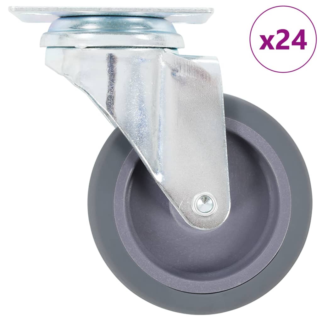 Okretni kotačići 24 kom 75 mm