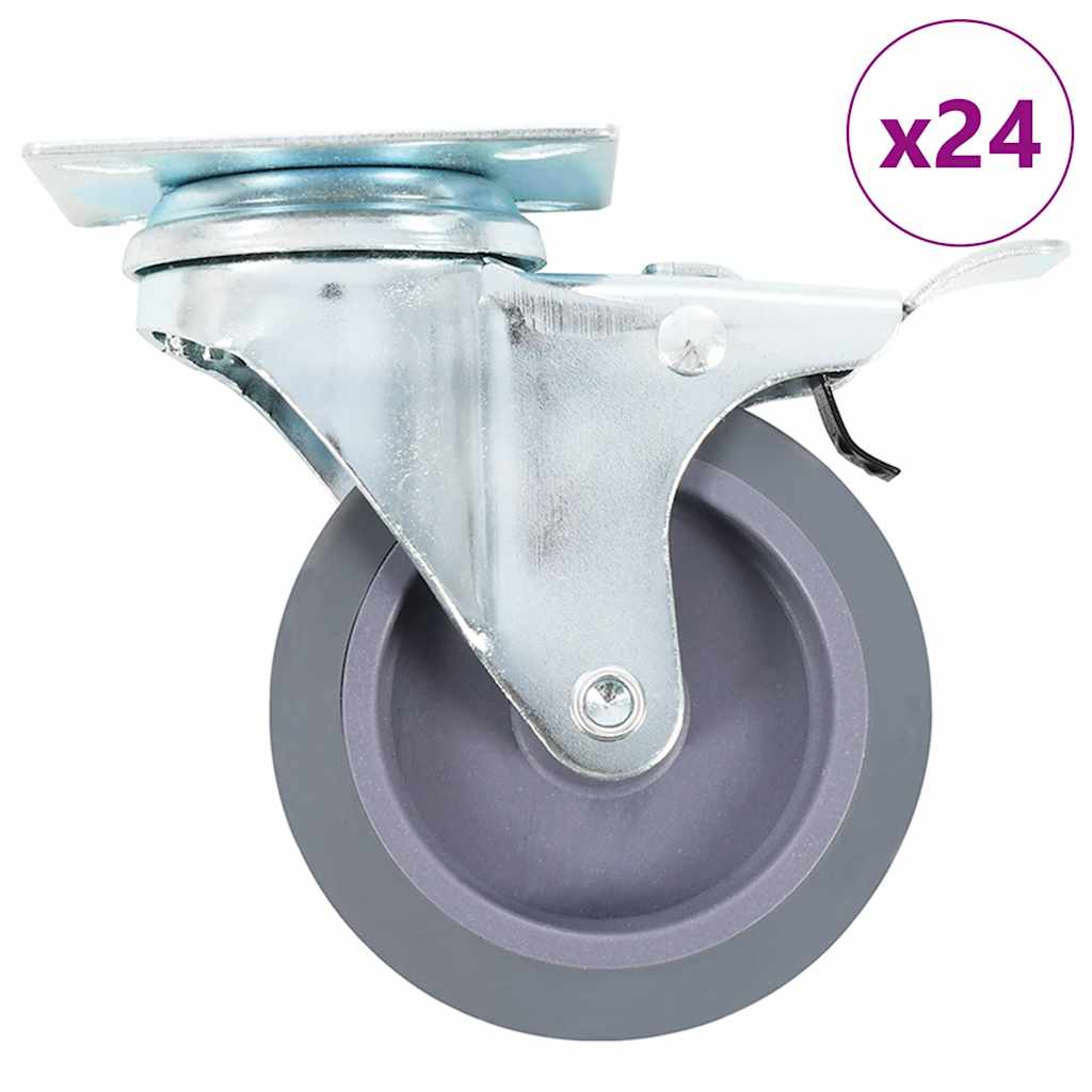 Okretni kotačići 24 kom 75 mm