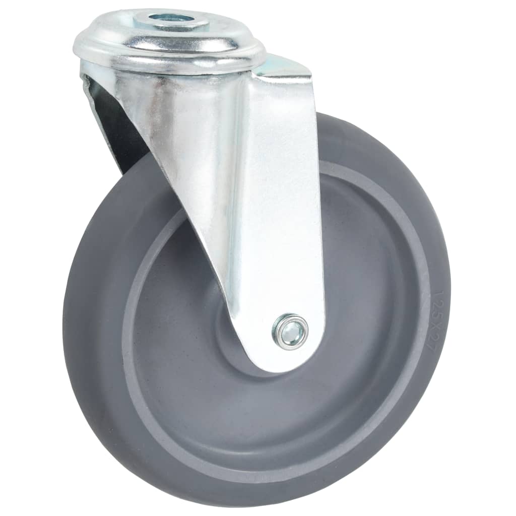 Okretni kotačići s otvorom za vijke 12 kom 125 mm