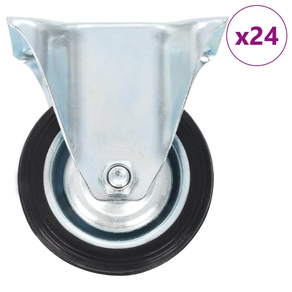 Fiksni kotačići 24 kom 75 mm