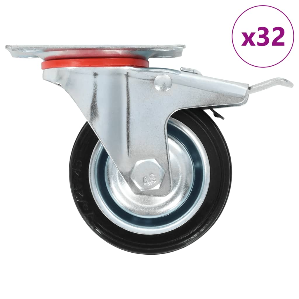 Okretni kotačići 32 kom 75 mm