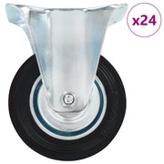 Fiksni kotačići 24 kom 100 mm