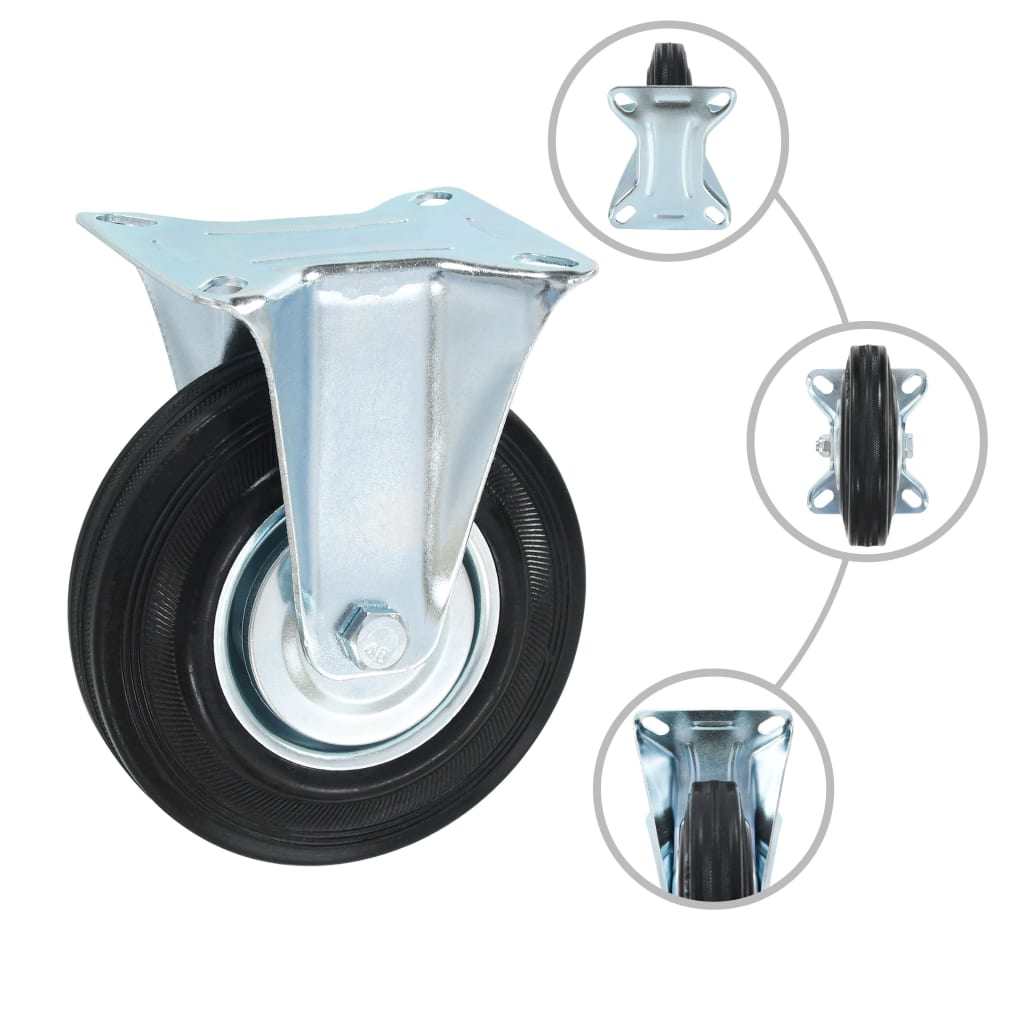 Fiksni kotačići 8 kom 125 mm