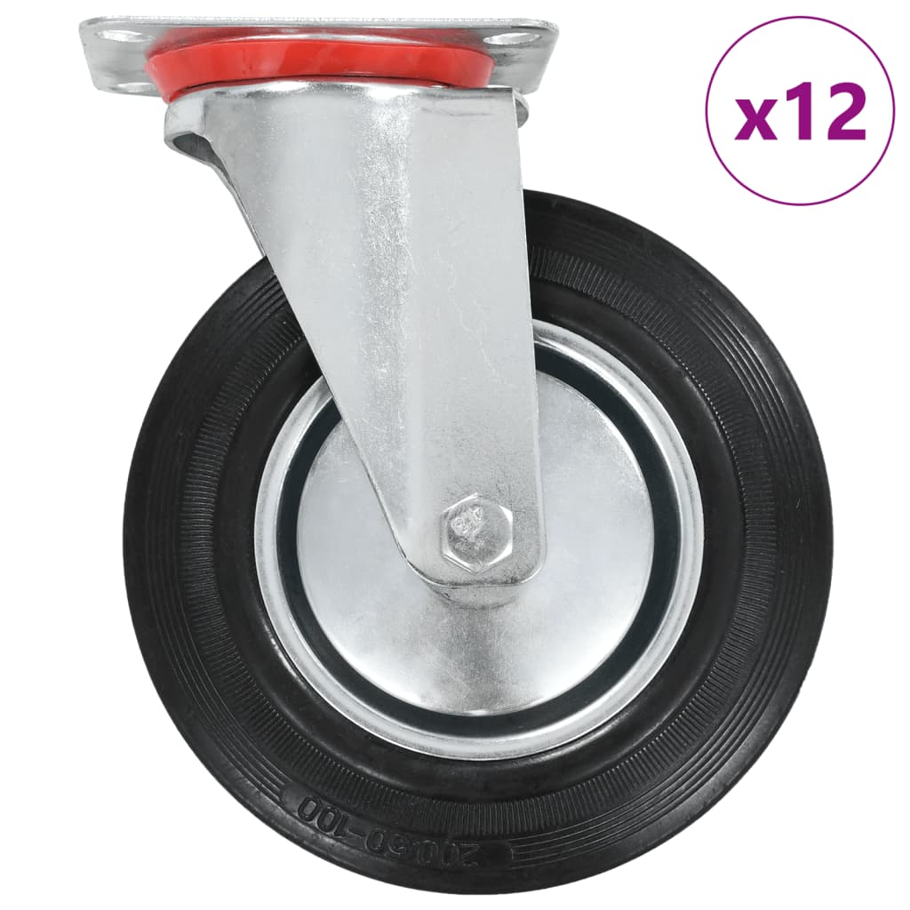 Okretni kotačići 12 kom 200 mm