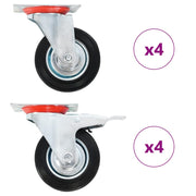 Okretni kotačići 8 kom 100 mm