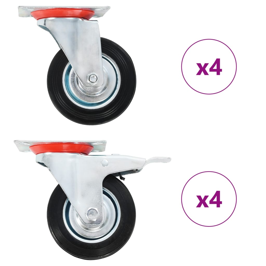Okretni kotačići 8 kom 100 mm