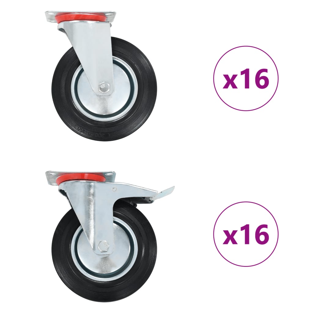 Okretni kotačići 32 kom 200 mm