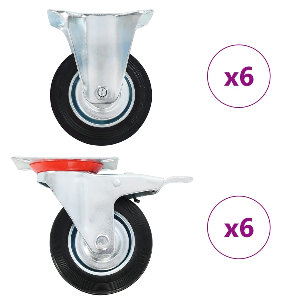 Kotačići 12 kom 100 mm