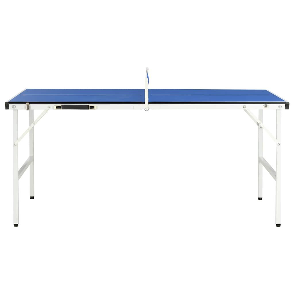Stol za ping-pong od 5 stopa s mrežom 152x76x66 cm plavi