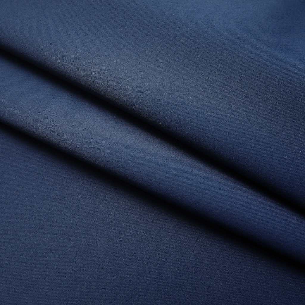 Zavjesa za zamračivanje s kukama plava 290 x 245 cm