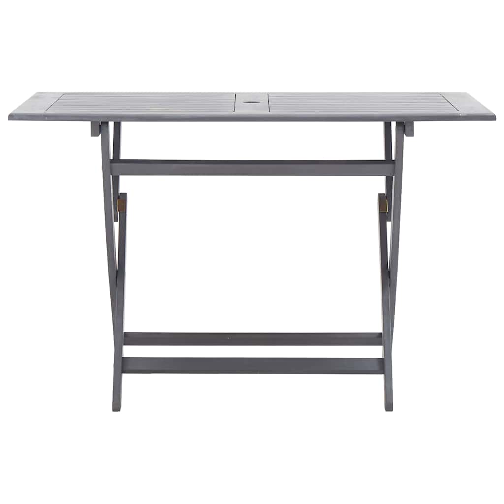 Sklopivi vrtni stol 120 x 70 x 75 cm masivno bagremovo drvo
