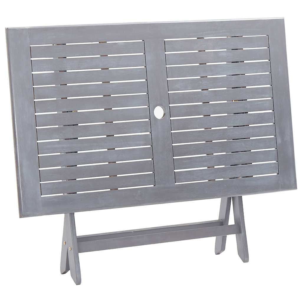 Sklopivi vrtni stol 120 x 70 x 75 cm masivno bagremovo drvo