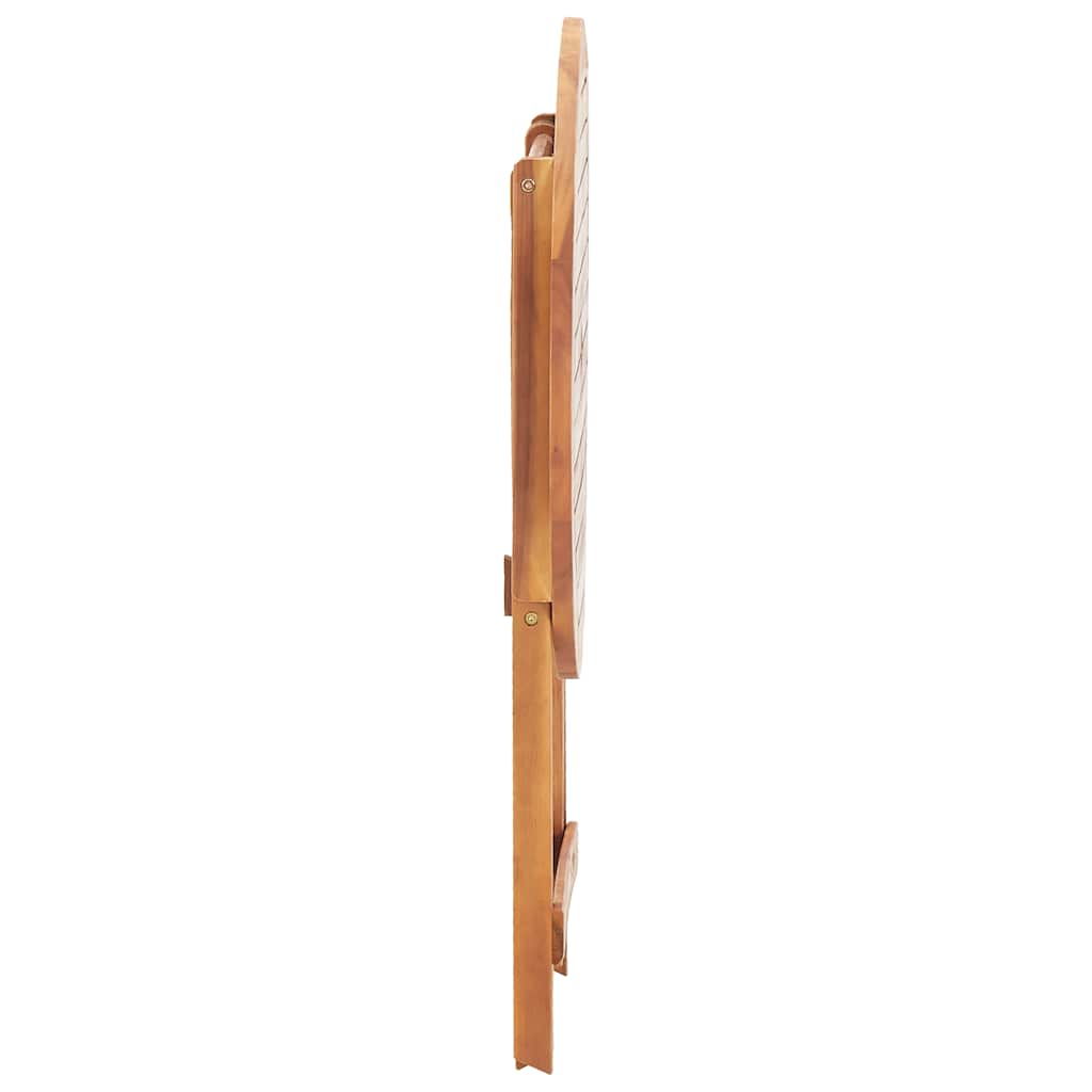 Sklopivi vrtni stol od masivnog bagremovog drva 60 x 75 cm