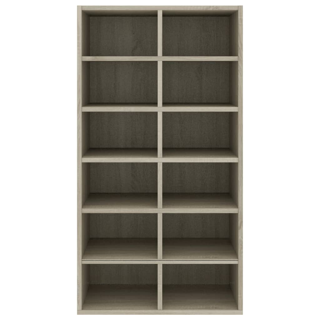 Stalak za cipele boja hrasta 54x34x100,5 cm konstruirano drvo