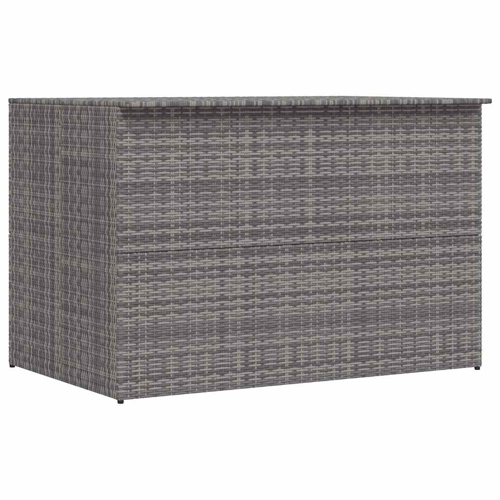 Vrtna kutija za pohranu siva 150 x 100 x 100 cm od poliratana