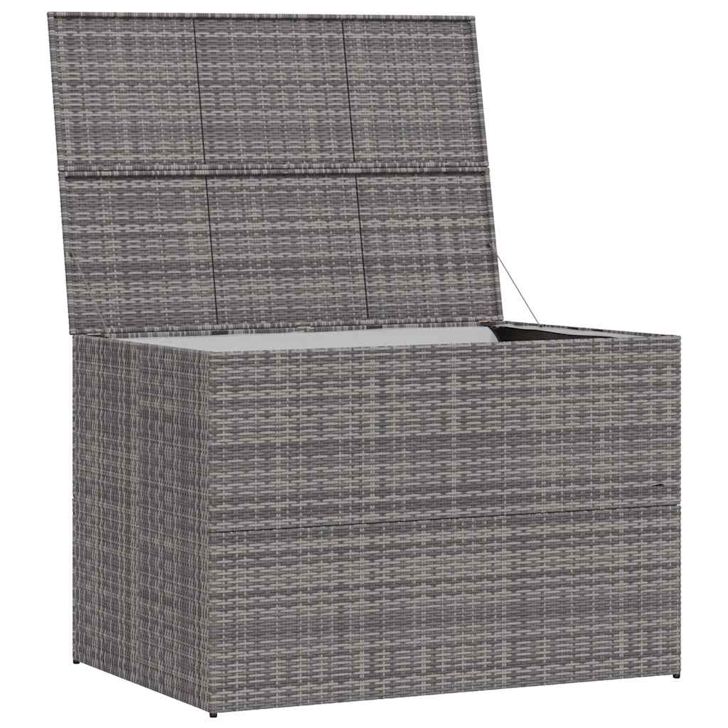 Vrtna kutija za pohranu siva 150 x 100 x 100 cm od poliratana
