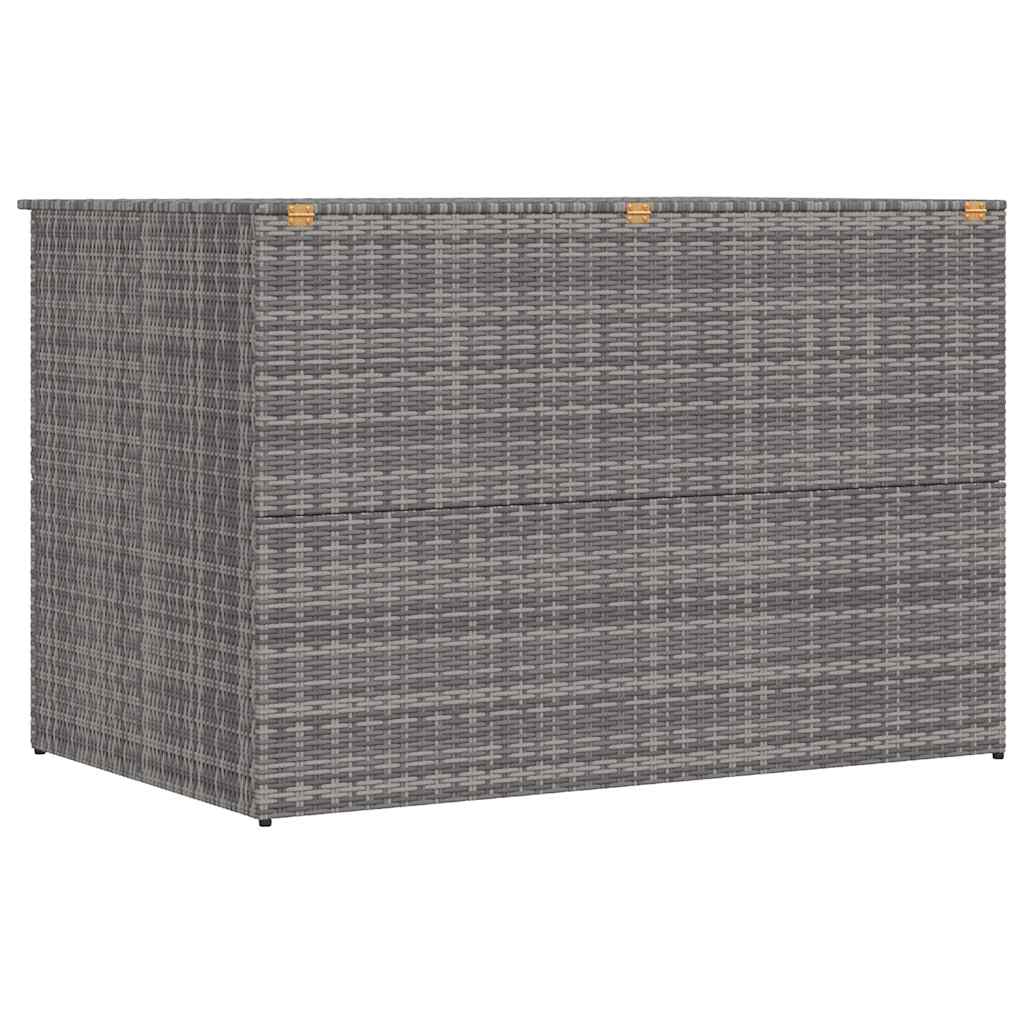 Vrtna kutija za pohranu siva 150 x 100 x 100 cm od poliratana