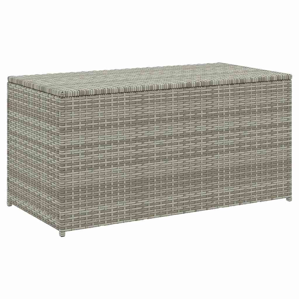Vrtna kutija za pohranu od poliratana 100 x 50 x 50 cm siva
