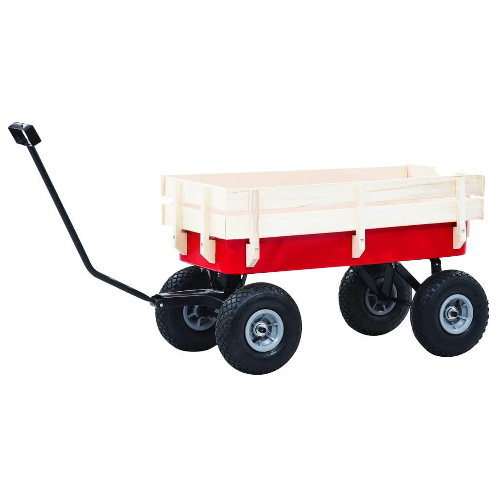 Ručna kolica 150 kg crvena