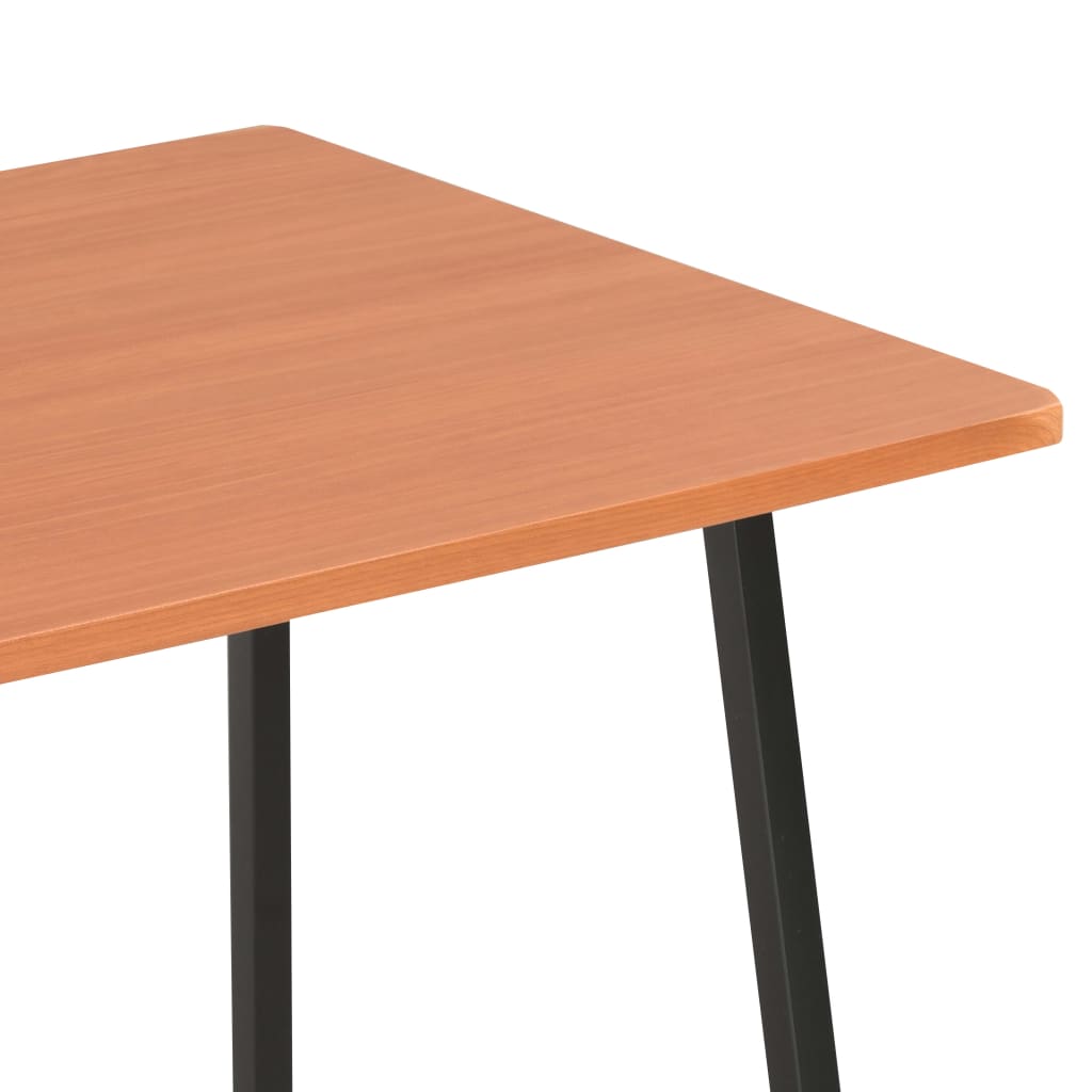Radni stol s policama crno-smeđi 102 x 50 x 117 cm
