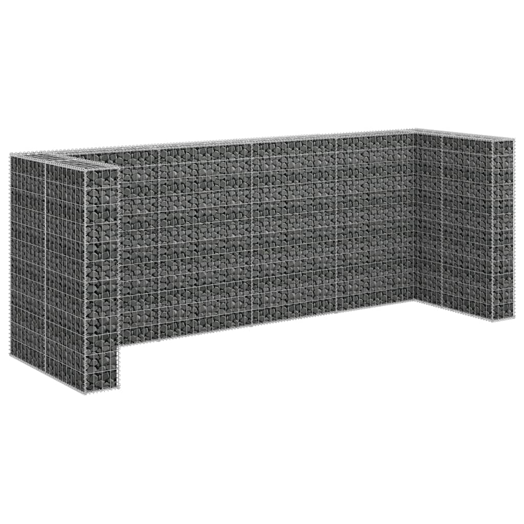 Gabionski zid za kante od pocinčanog čelika 320 x 100 x 120 cm