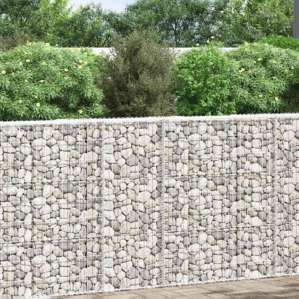Trapezna gabionska gredica od pocinčanog čelika 80x20x100 cm