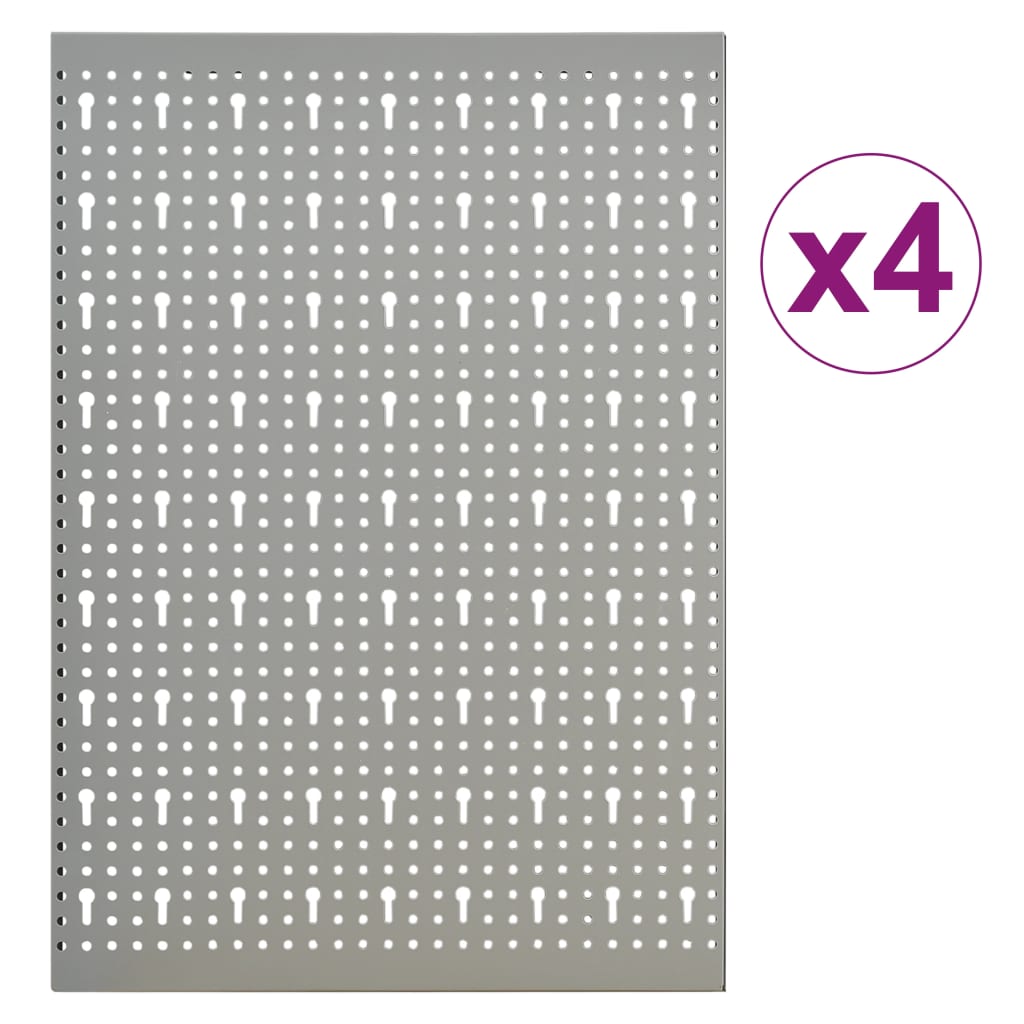 Zidne ploče za alat 4 kom 40 x 58 cm čelične
