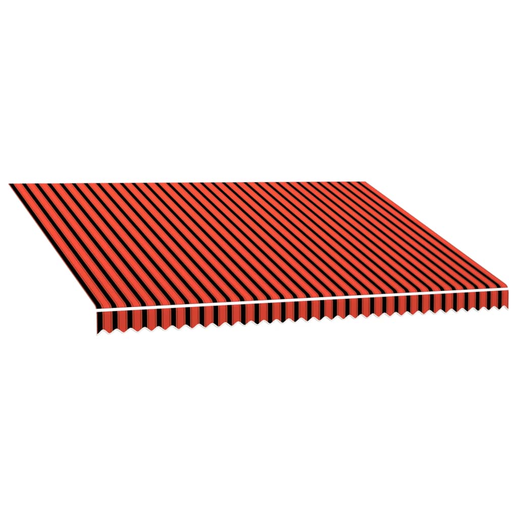 Platno za tendu narančasto-smeđe 4,5 x 3 m