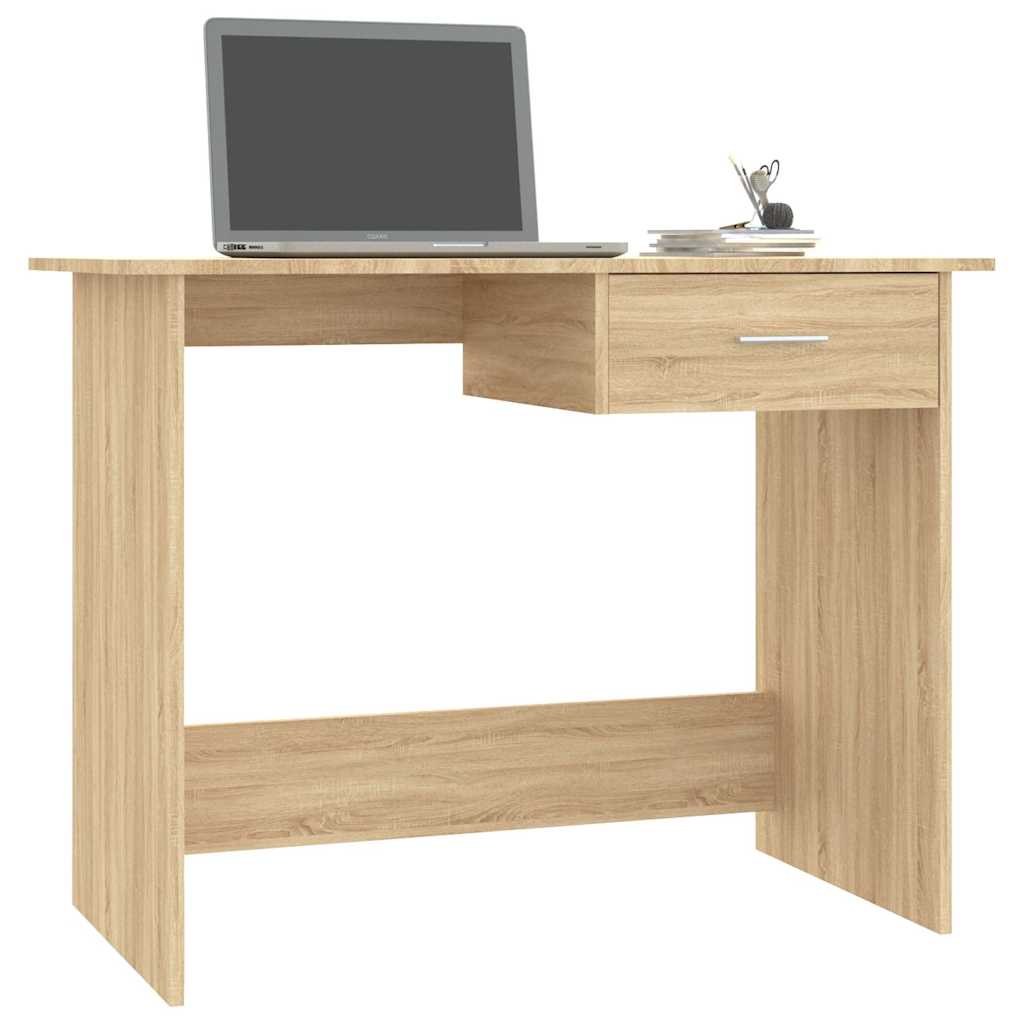 Radni stol boja hrasta sonome 100x50x76 cm konstruirano drvo