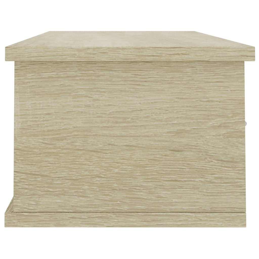 Zidna polica s ladicama 88x26x18,5 cm konstruirano drvo