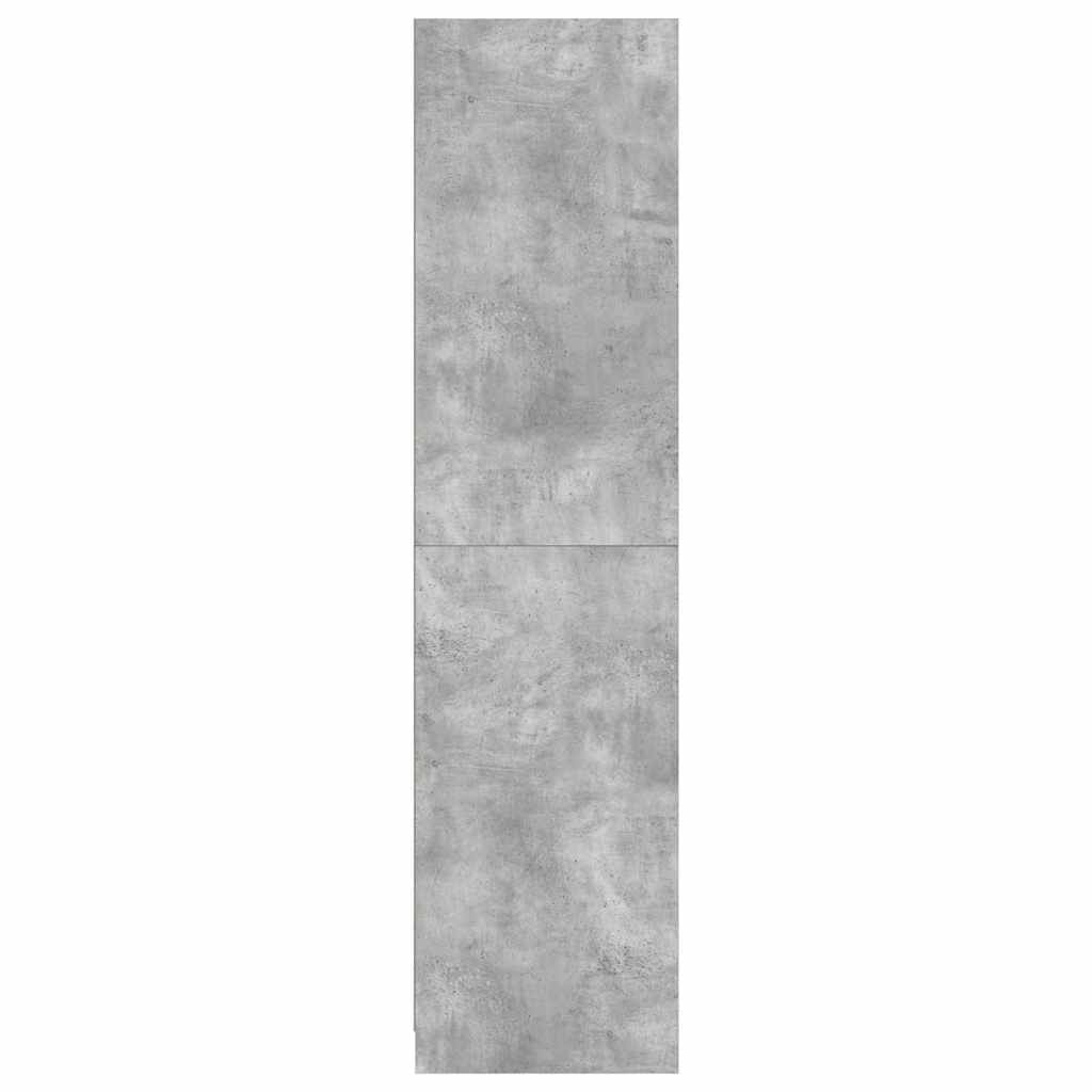 Ormar s ladicama boja betona 50x50x200 cm od konstruiranog drva