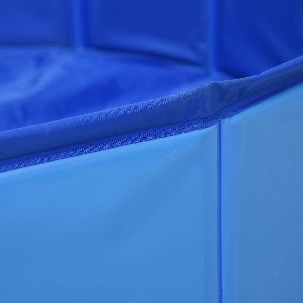 Sklopivi bazen za pse plavi 80 x 20 cm PVC