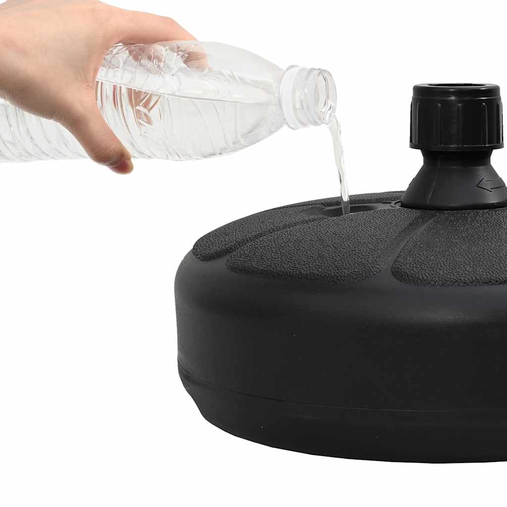 Stalak za suncobran punjen pijeskom/vodom 15 L crni