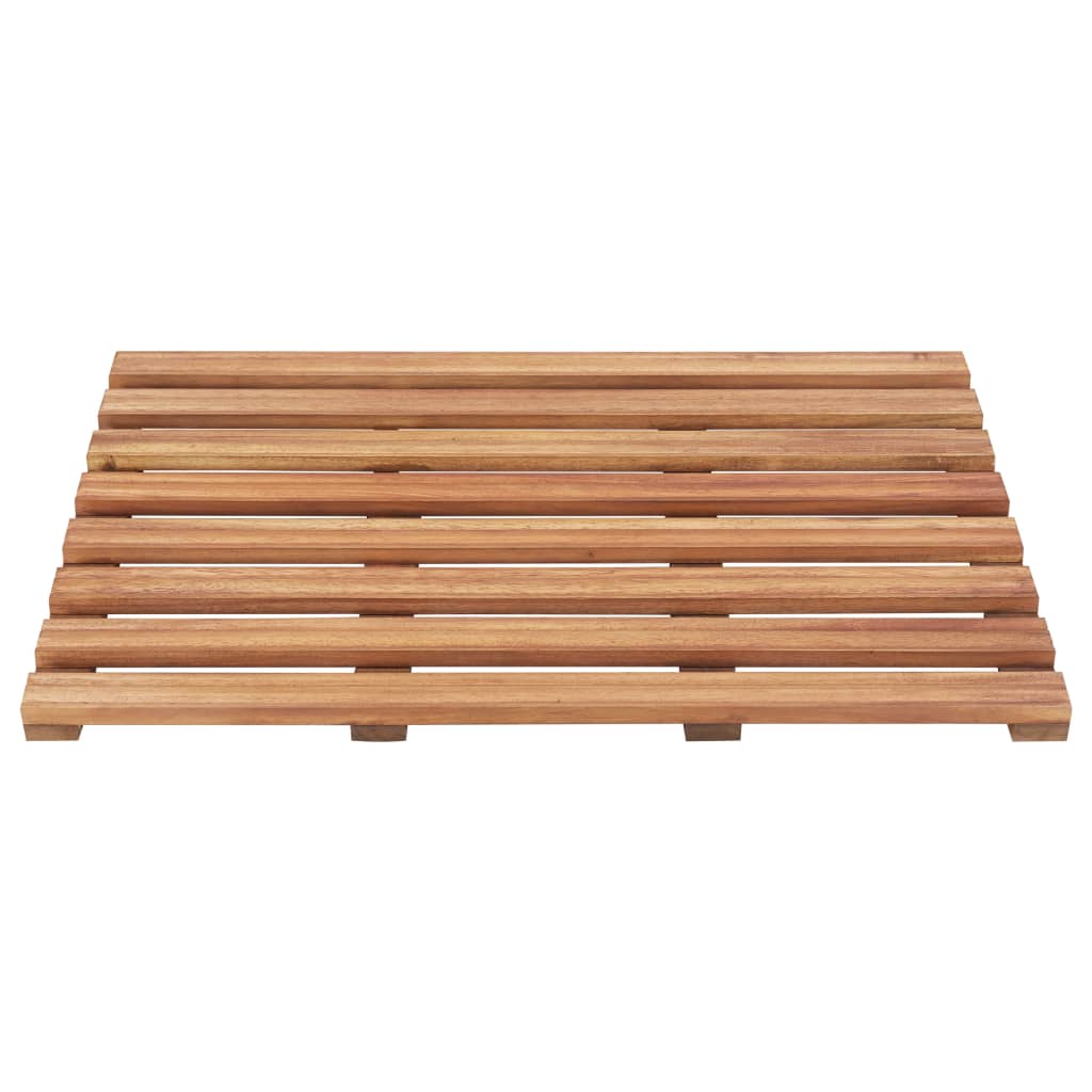 Kupaonski otirači 2 kom od masivnog bagremovog drva 56 x 37 cm