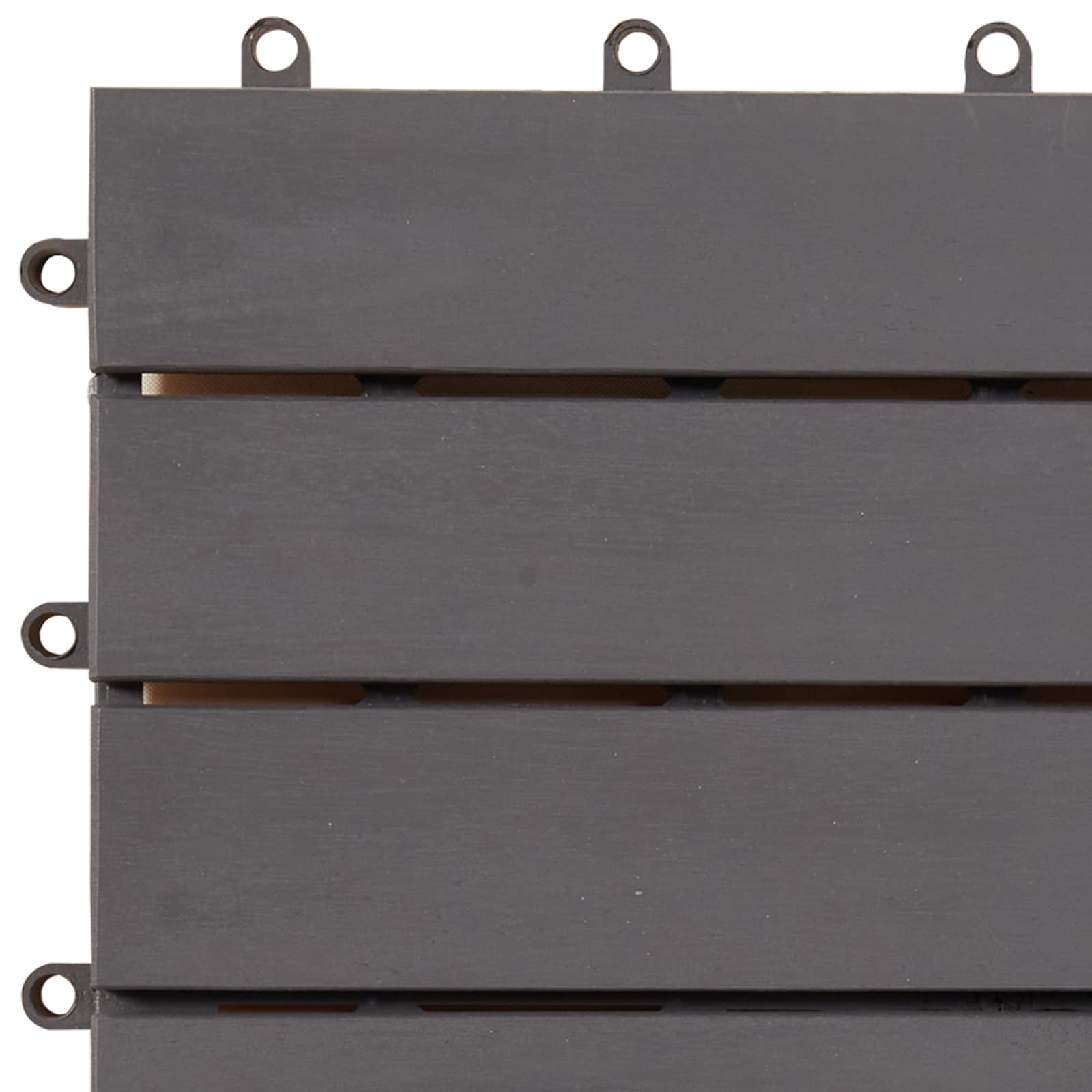 Pločice za decking 10 pcs Sivi 30 x 30 cm Acacijsko drvo