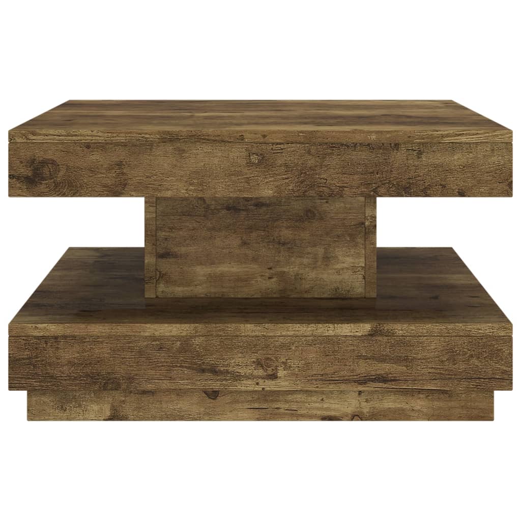 Stolić za kavu tamnosmeđi 60 x 60 x 35 cm MDF
