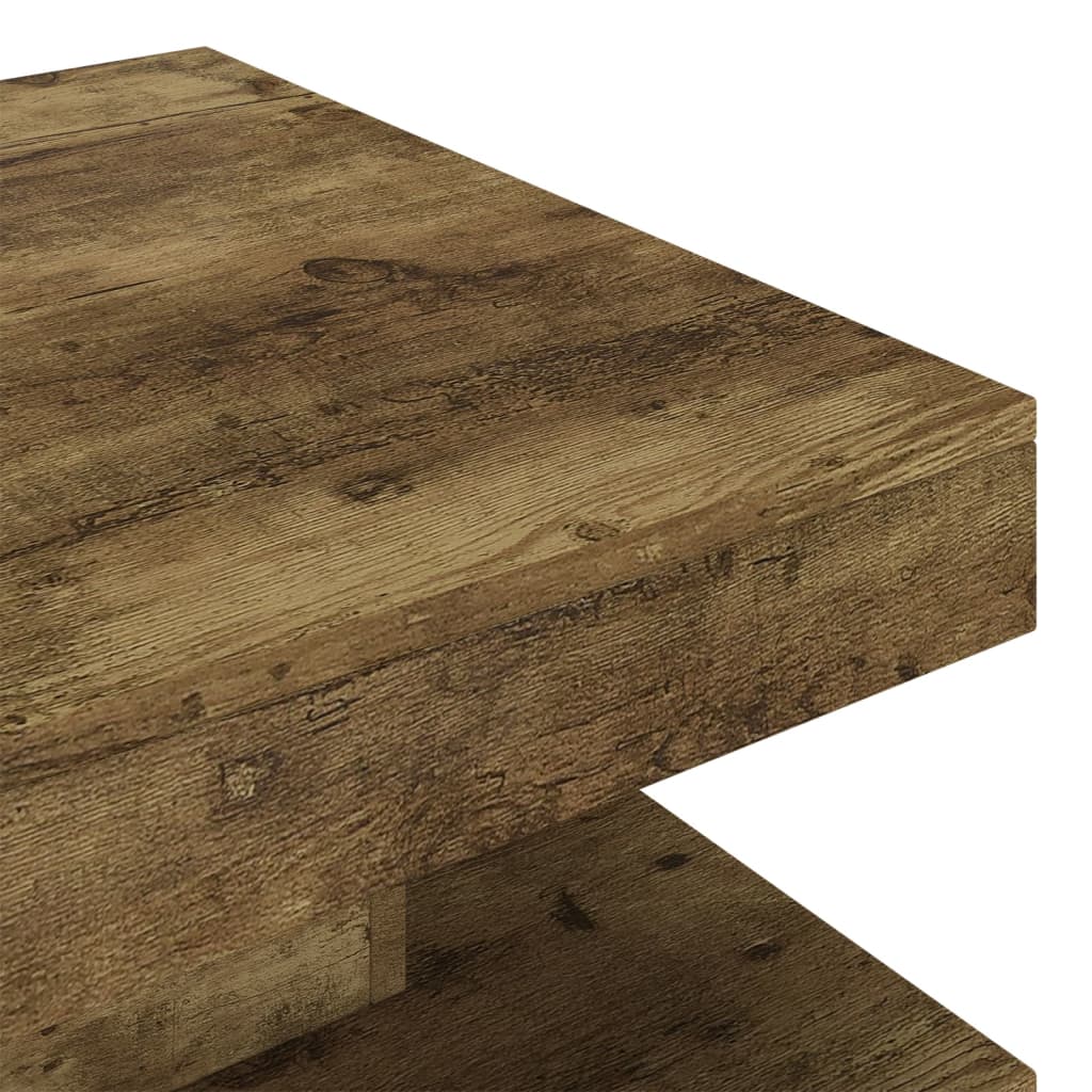 Stolić za kavu tamnosmeđi 60 x 60 x 35 cm MDF