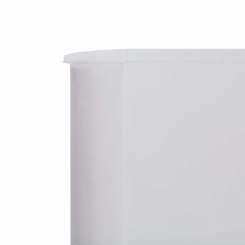 Vjetrobran sa 6 panela od tkanine 800 x 120 cm pješčano bijeli
