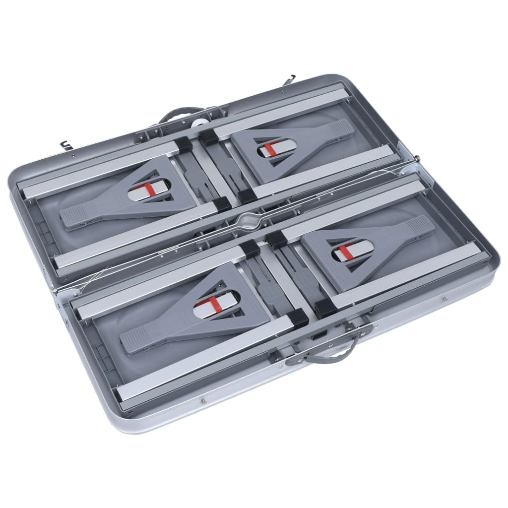 Sklopivi stol za kampiranje s 4 sjedala od čelika i aluminija