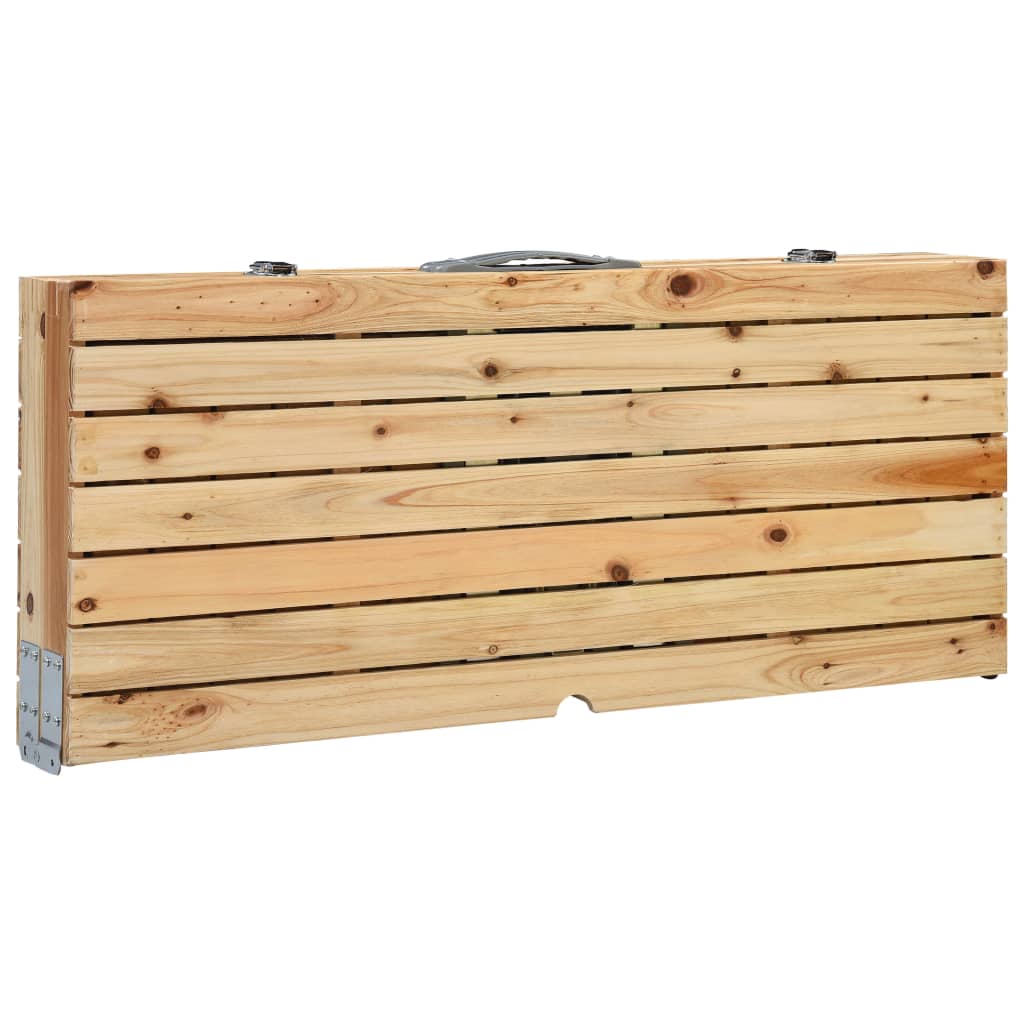 Sklopivi stol za kampiranje s 4 sjedala od čelika i aluminija